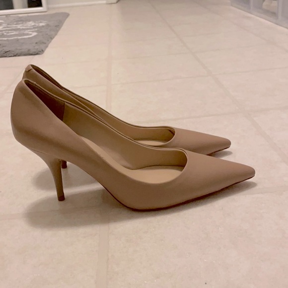 Meiyang Nude 9cm heels, lamb leather - Picture 1 of 6